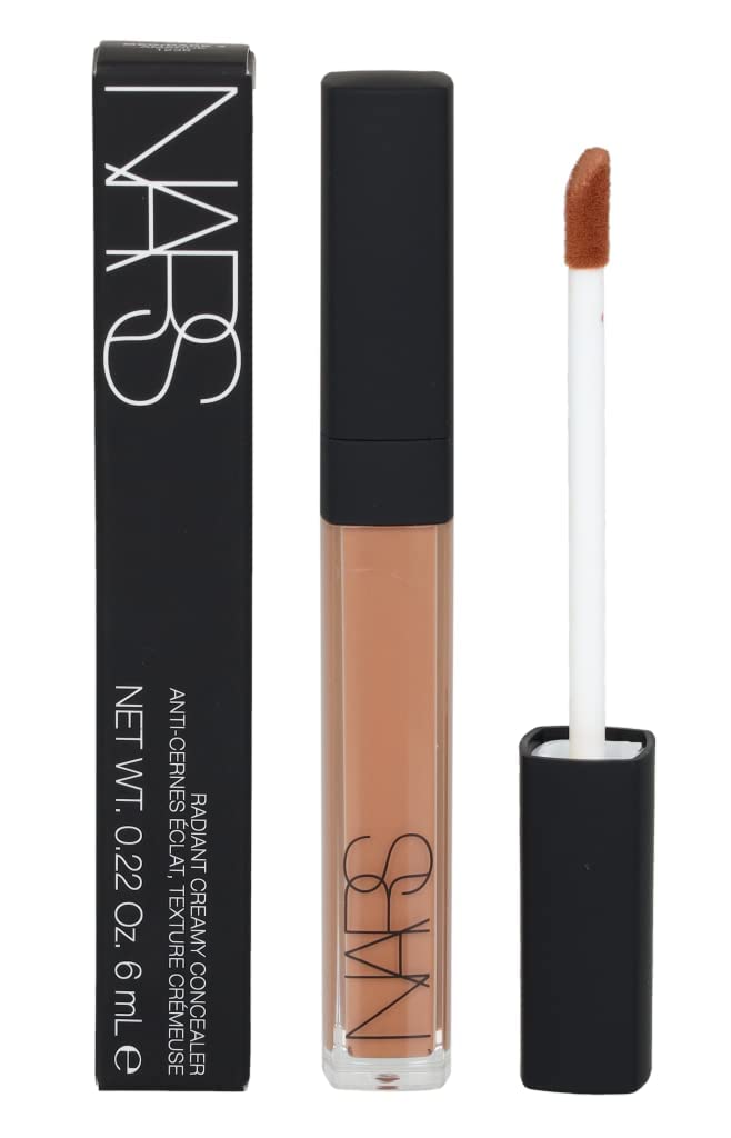 NARS Radiant Creamy Concealer Amande with makeup tools