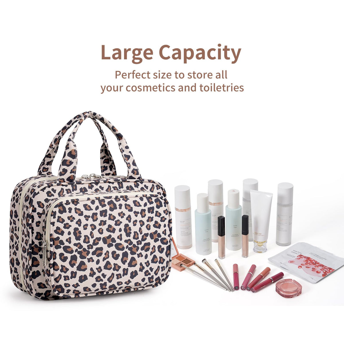 Narwey Hanging Toiletry Bag compact size comparison