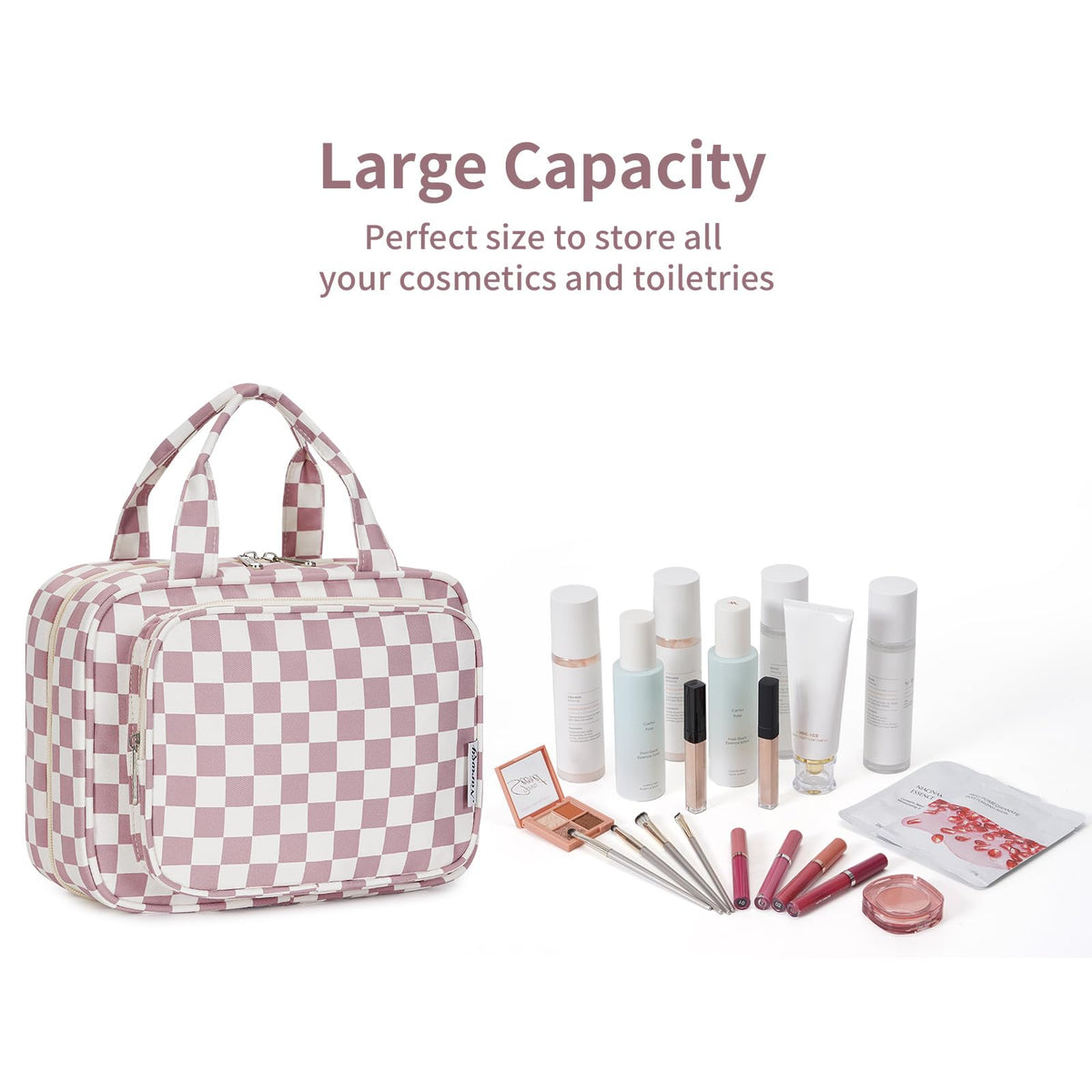 Narwey Hanging Toiletry Bag in lifestyle setting