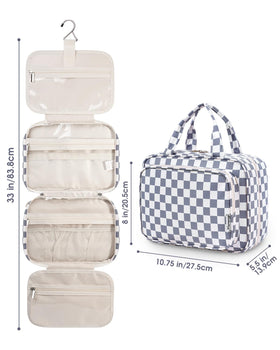 Narwey Hanging Toiletry Bag with elastic bands for easy access