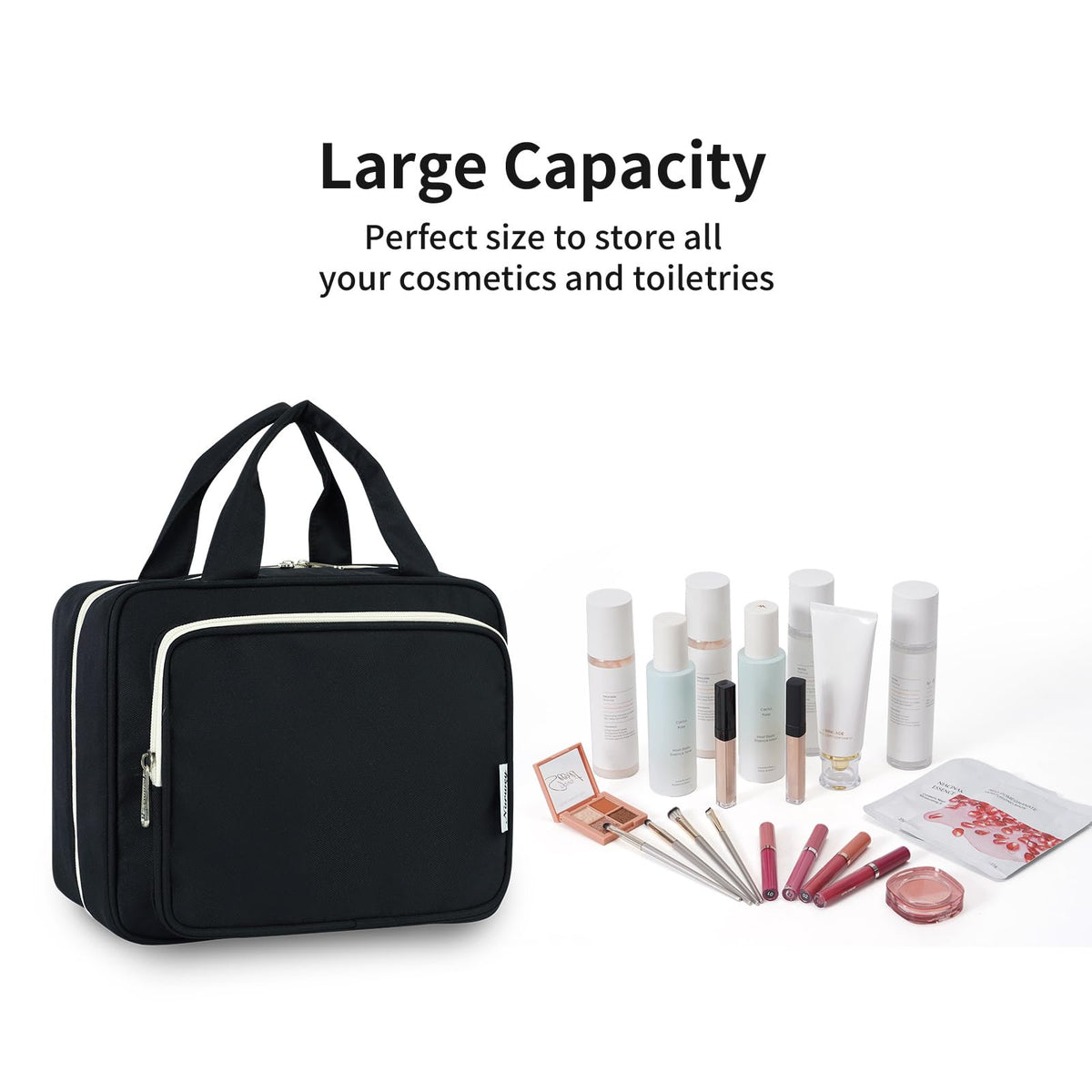 Narwey Hanging Toiletry Bag with smooth lining