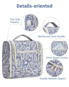 Narwey Hanging Toiletry Bag with toiletries inside