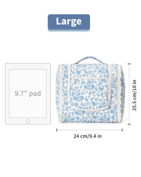 Narwey Large Hanging Toiletry Bag showing mesh pockets