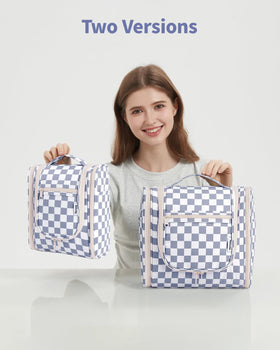 Narwey Toiletry Bag showing water-resistant fabric and zippers