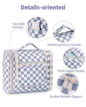 Narwey Toiletry Bag side view showcasing compact design