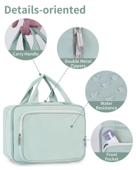 Narwey Travel Toiletry Bag compact design