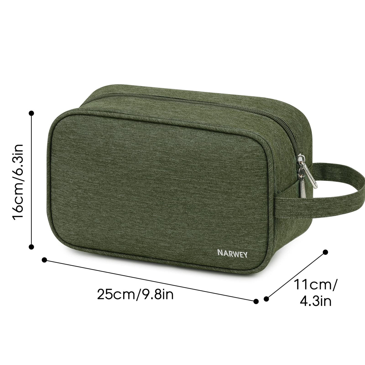 Narwey Travel Toiletry Bag displayed with vibrant patterns