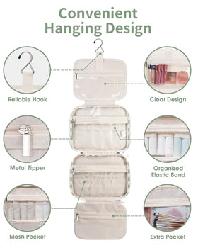 Narwey Travel Toiletry Bag fabric close-up