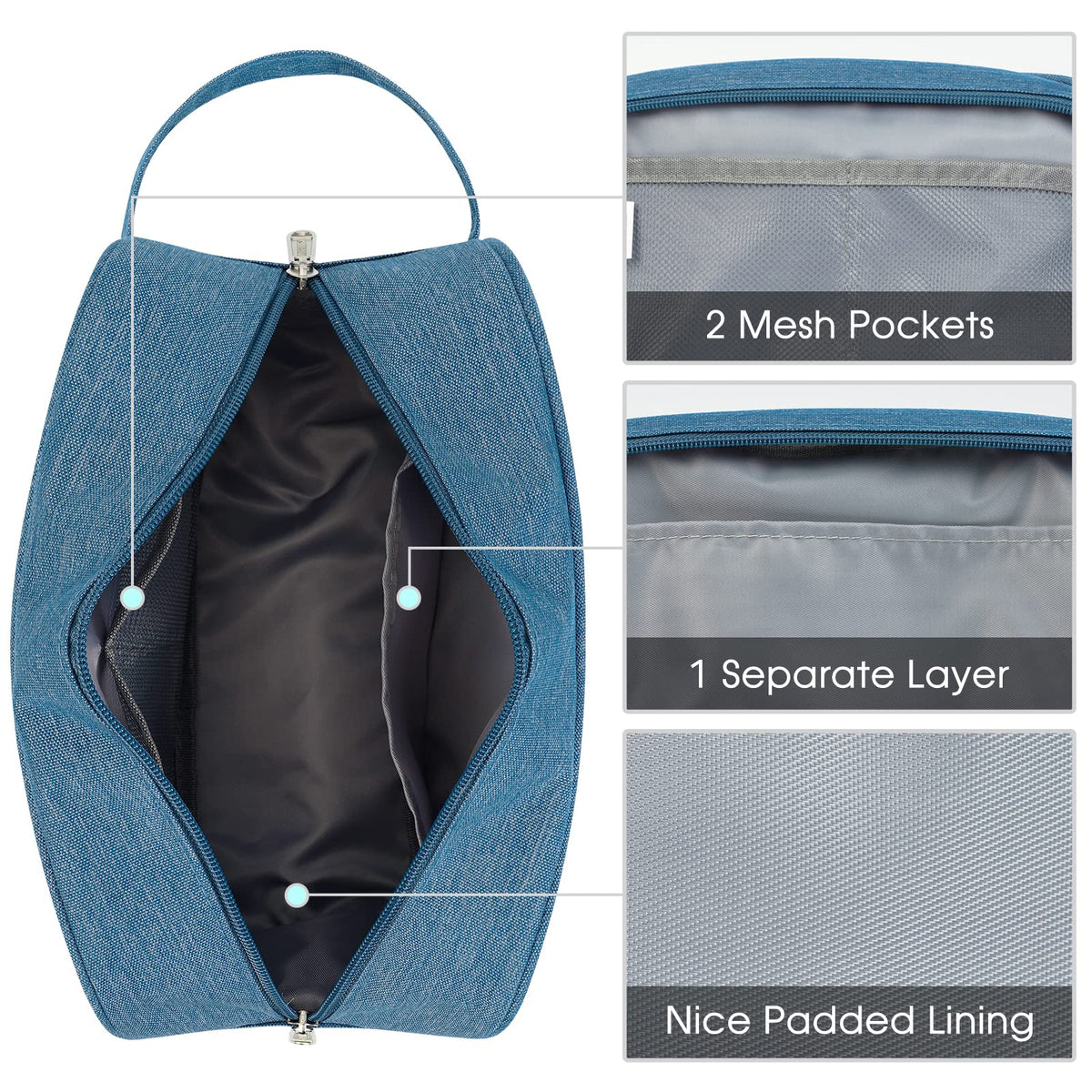 Narwey Travel Toiletry Bag in a travel setting