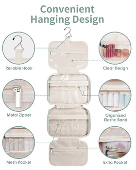 Narwey Travel Toiletry Bag in a travel setting