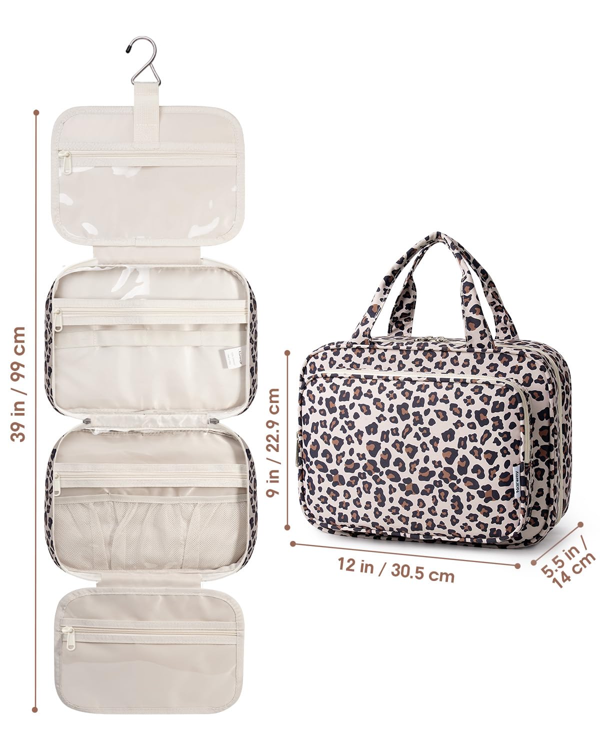 Narwey Travel Toiletry Bag in a travel setting