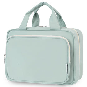 Narwey Travel Toiletry Bag large mint green front view