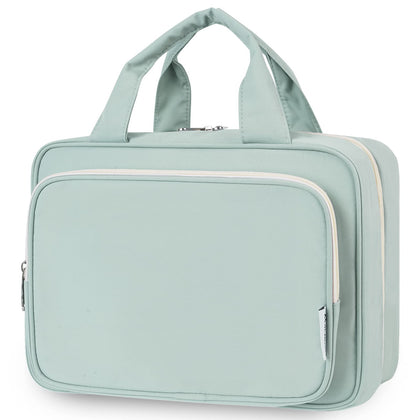 Narwey Travel Toiletry Bag large mint green front view