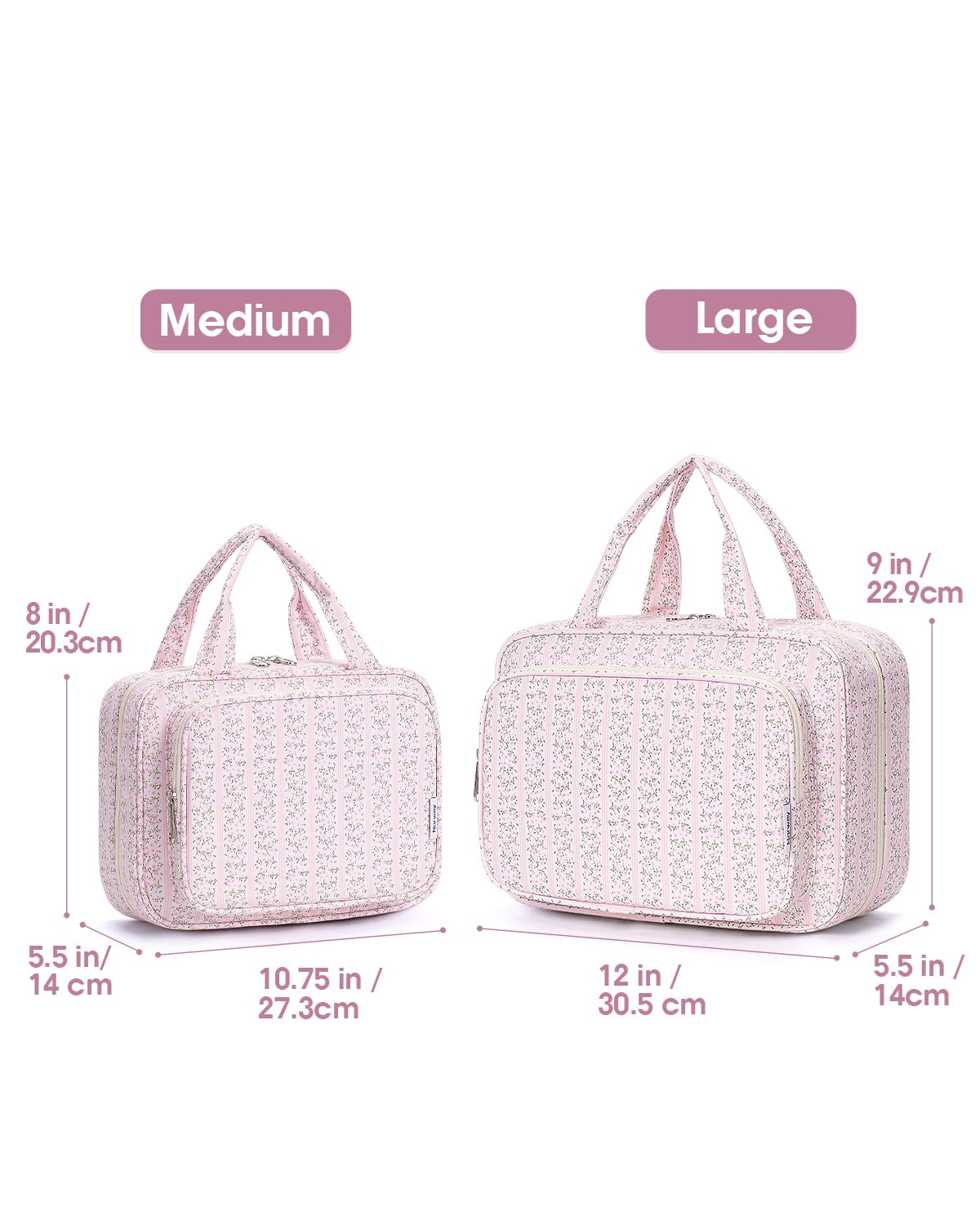 Narwey Travel Toiletry Bag open showcasing multiple compartments
