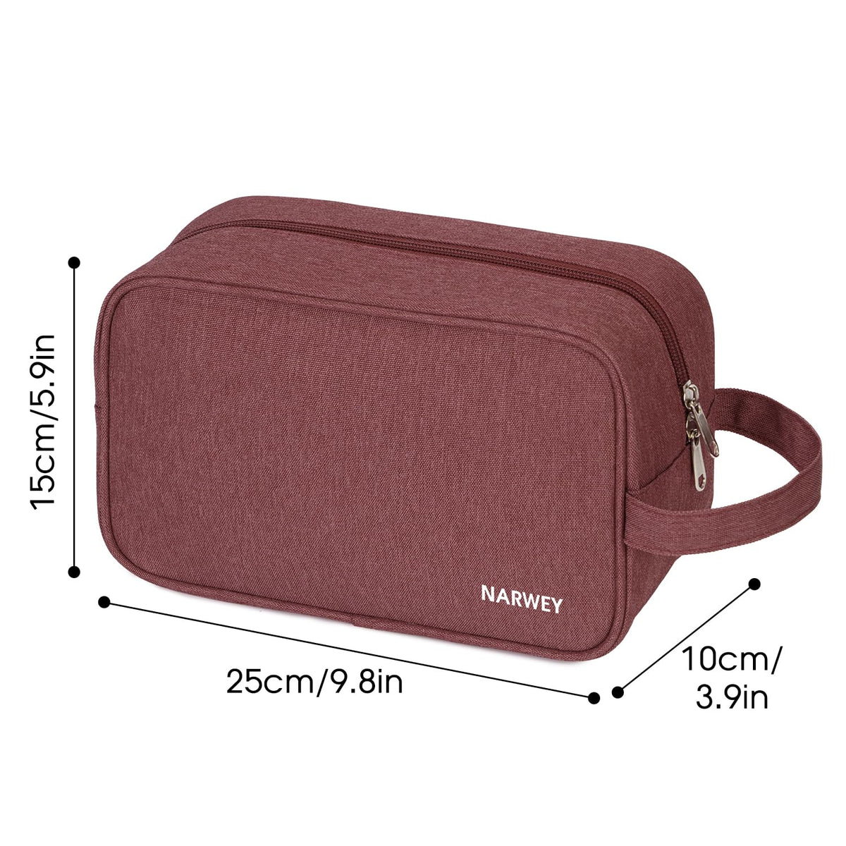 Narwey Travel Toiletry Bag packaging display