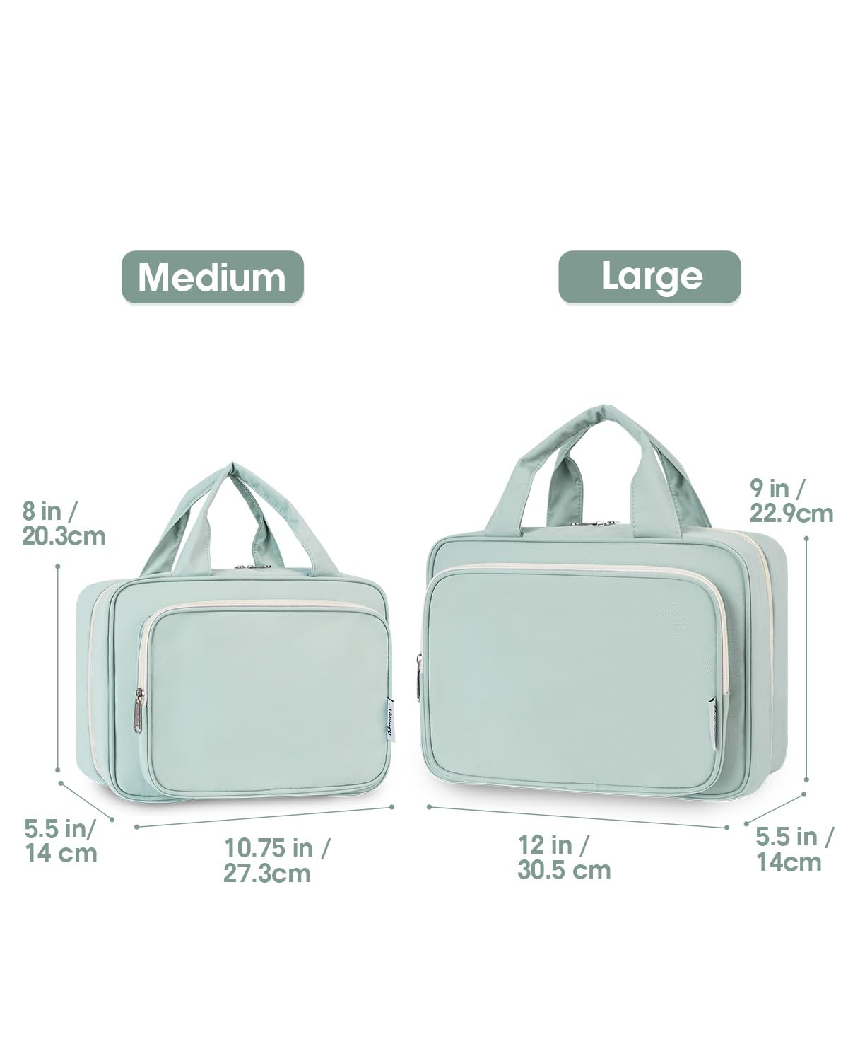 Narwey Travel Toiletry Bag showing multiple compartments