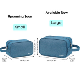 Narwey Travel Toiletry Bag side view with handle