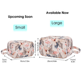Narwey Travel Toiletry Bag side view with handle