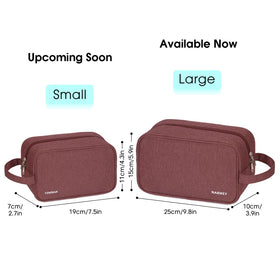 Narwey Travel Toiletry Bag with three small pockets visible