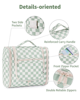 Narwey Travel Toiletry Bag with toiletries inside