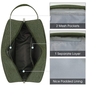 Narwey Travel Toiletry Bag with travel-size toiletries