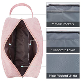 Narwey Travel Toiletry Bag with various toiletries inside