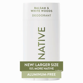 Native Aluminum Free Deodorant Balsam & White Woods front view
