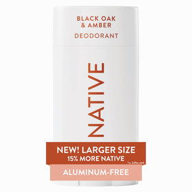 Native Aluminum Free Deodorant Black Oak & Amber front view