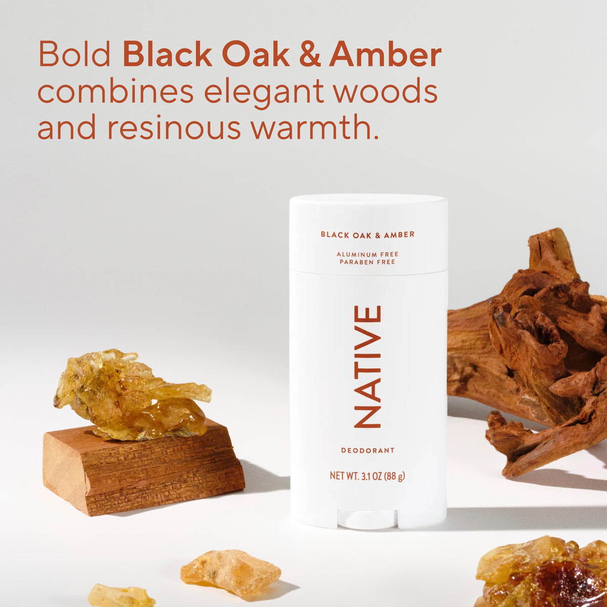 Native Aluminum Free Deodorant Black Oak & Amber packaging