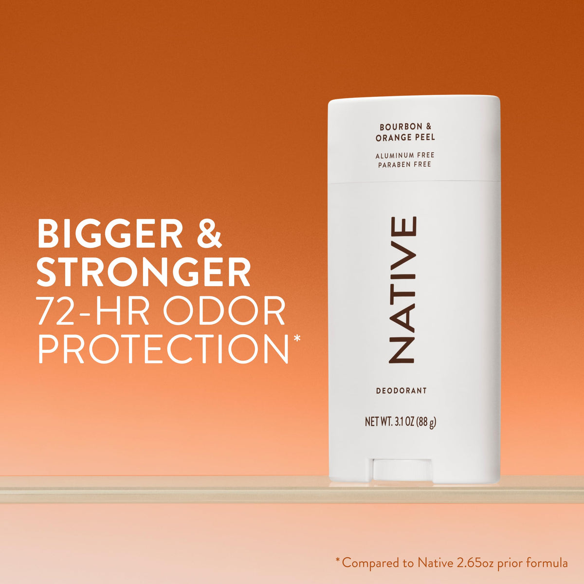 Native Aluminum Free Deodorant Bourbon & Orange Peel back view