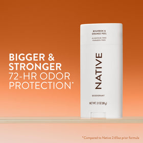 Native Aluminum Free Deodorant Bourbon & Orange Peel back view