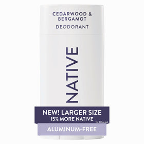 Native Aluminum Free Deodorant Cedarwood & Bergamot large stick front view