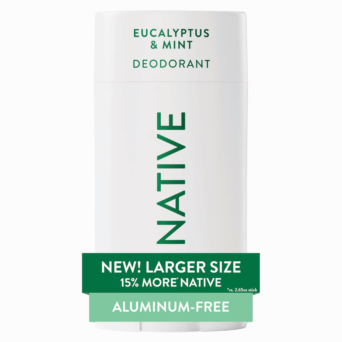 Native Aluminum Free Deodorant Eucalyptus & Mint front view