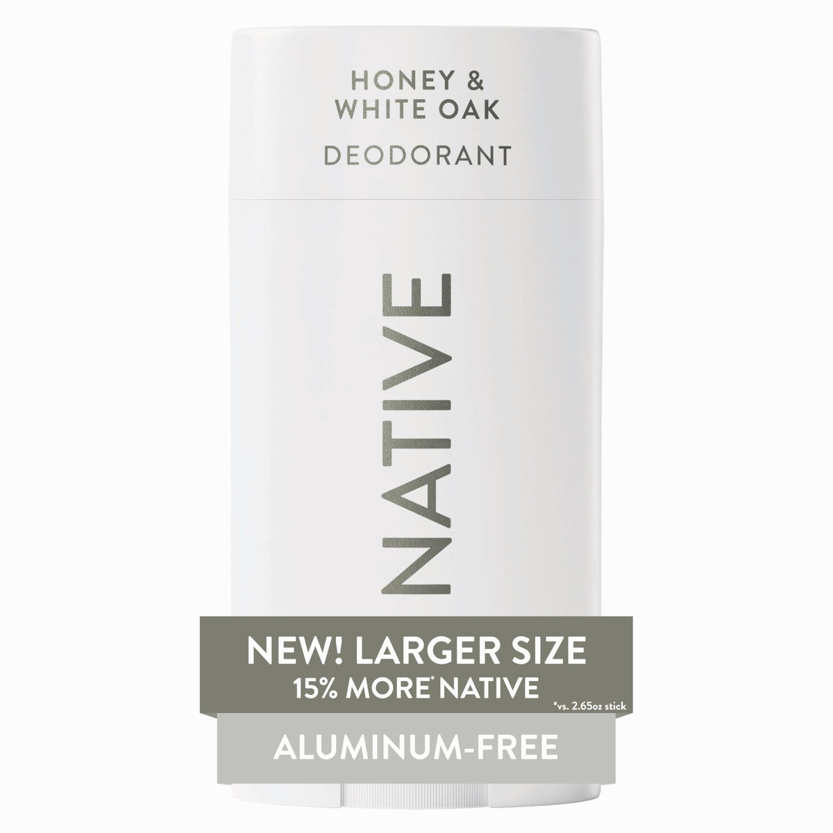 Native Aluminum Free Deodorant Honey & White Oak front view