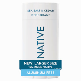 Native Aluminum Free Deodorant Sea Salt & Cedar 3.1 oz front view