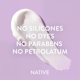 Native Body Lotion Lavender & Rose 16.5 fl oz lifestyle scene with hands