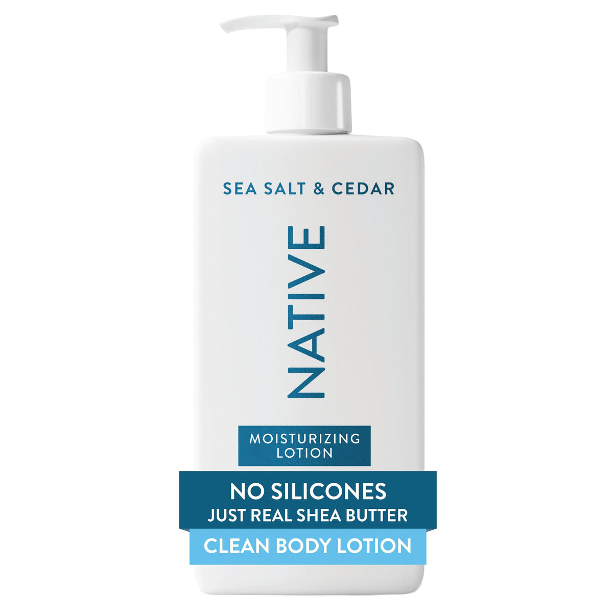 Native Body Lotion Sea Salt & Cedar 16.5 fl oz front view