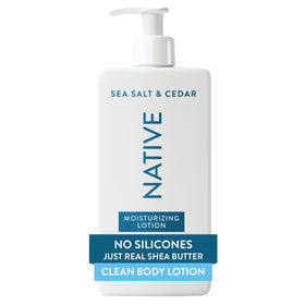 Native Body Lotion Sea Salt & Cedar 16.5 fl oz front view