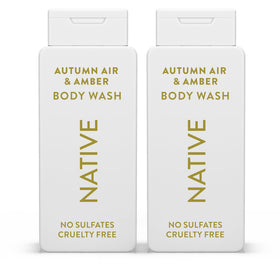 Native Body Wash Autumn Air & Amber 18 oz front view