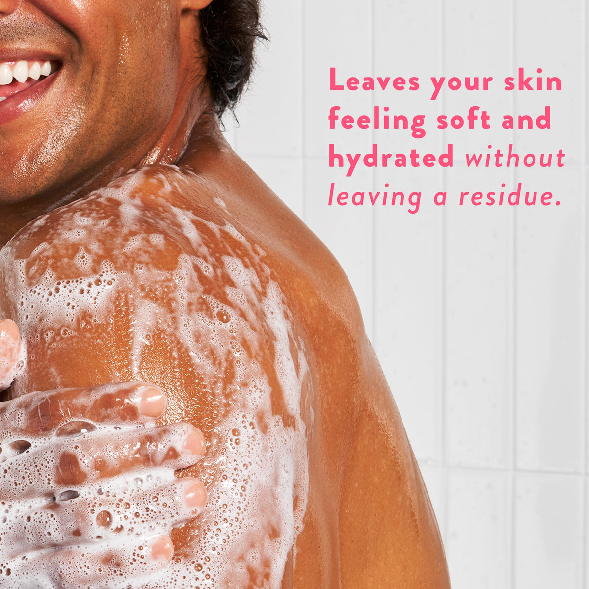 Native Body Wash Grapefruit & Bergamot 18 oz side view