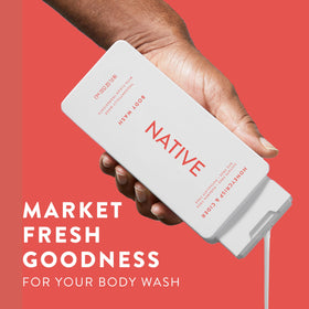 Native Body Wash Honey Crisp & Cider 18 oz side view