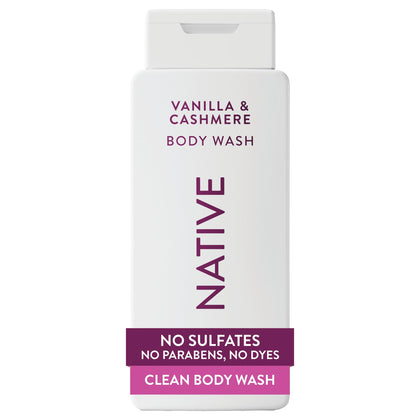Native Clean Body Wash Vanilla & Cashmere front view