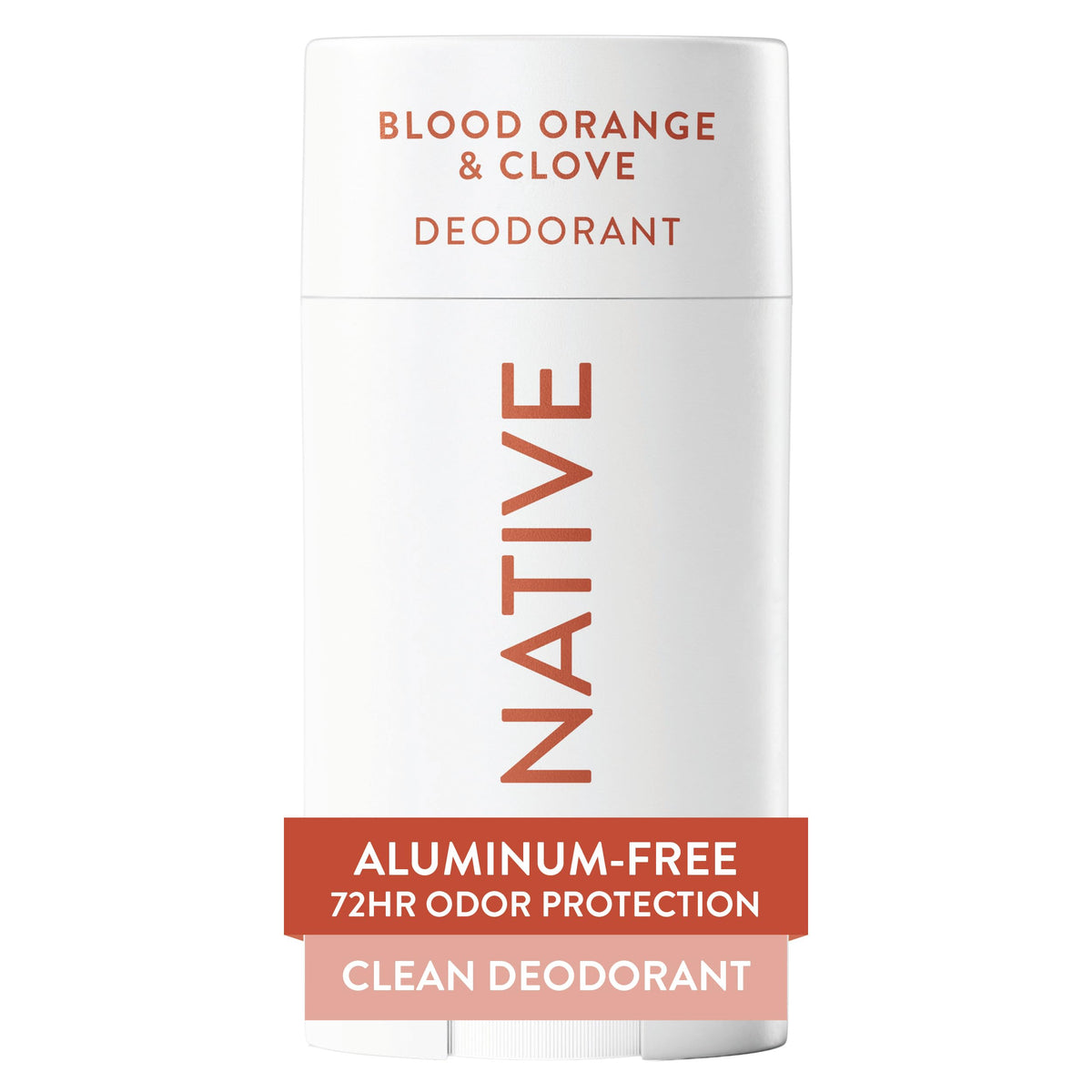 Native Deodorant Blood Orange & Clove front view with packaging