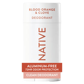 Native Deodorant Blood Orange & Clove front view with packaging