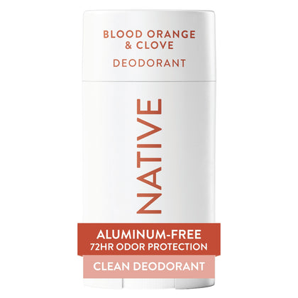 Native Deodorant Blood Orange & Clove front view with packaging