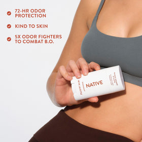 Native Deodorant Blood Orange & Clove in a fitness bag