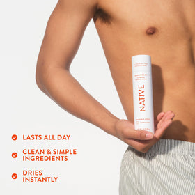 Native Deodorant & Body Spray Citrus & Herbal Musk close-up
