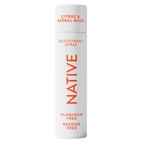 Native Deodorant & Body Spray Citrus & Herbal Musk front view