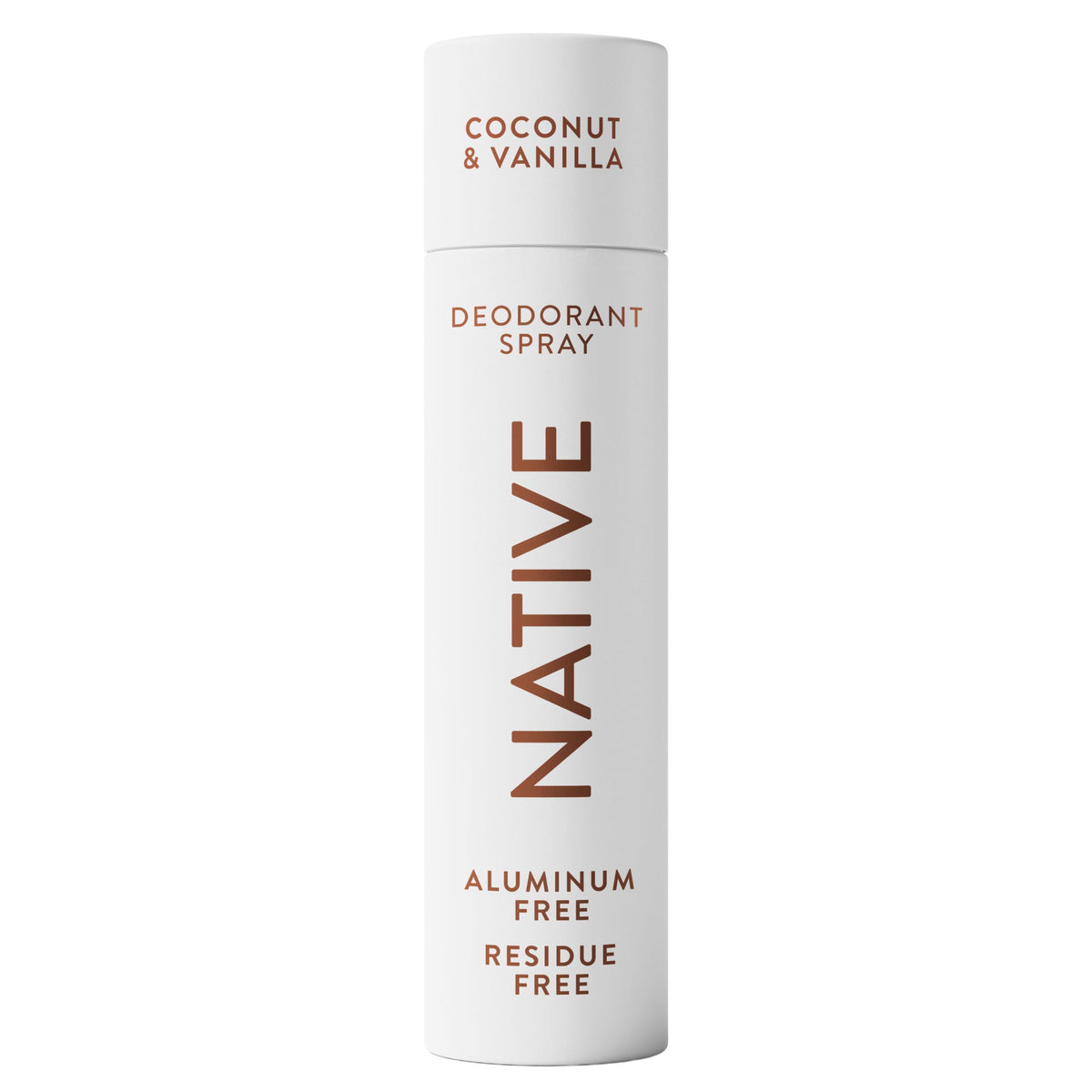 Native Deodorant & Body Spray Coconut & Vanilla front view