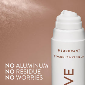 Native Deodorant & Body Spray Coconut & Vanilla in lifestyle setting